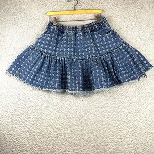 IMAKOKONI Japanese Denim Skirt Rare Womens XL Japan